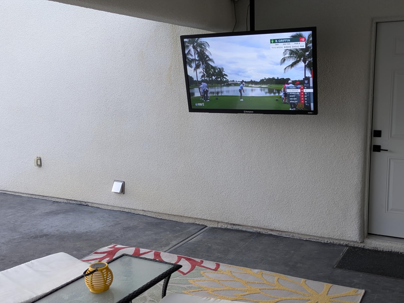 Westinghouse 65 Inch Smart Outdoor TV, 4K UHD 700 nits High-Brightness Temperature Resistant IP55 Waterproof, Anti-Glare Display, Partial Sun, XUMO Smart TV PS Series, Weatherproof, Bluetooth, WiFi customer photo 1