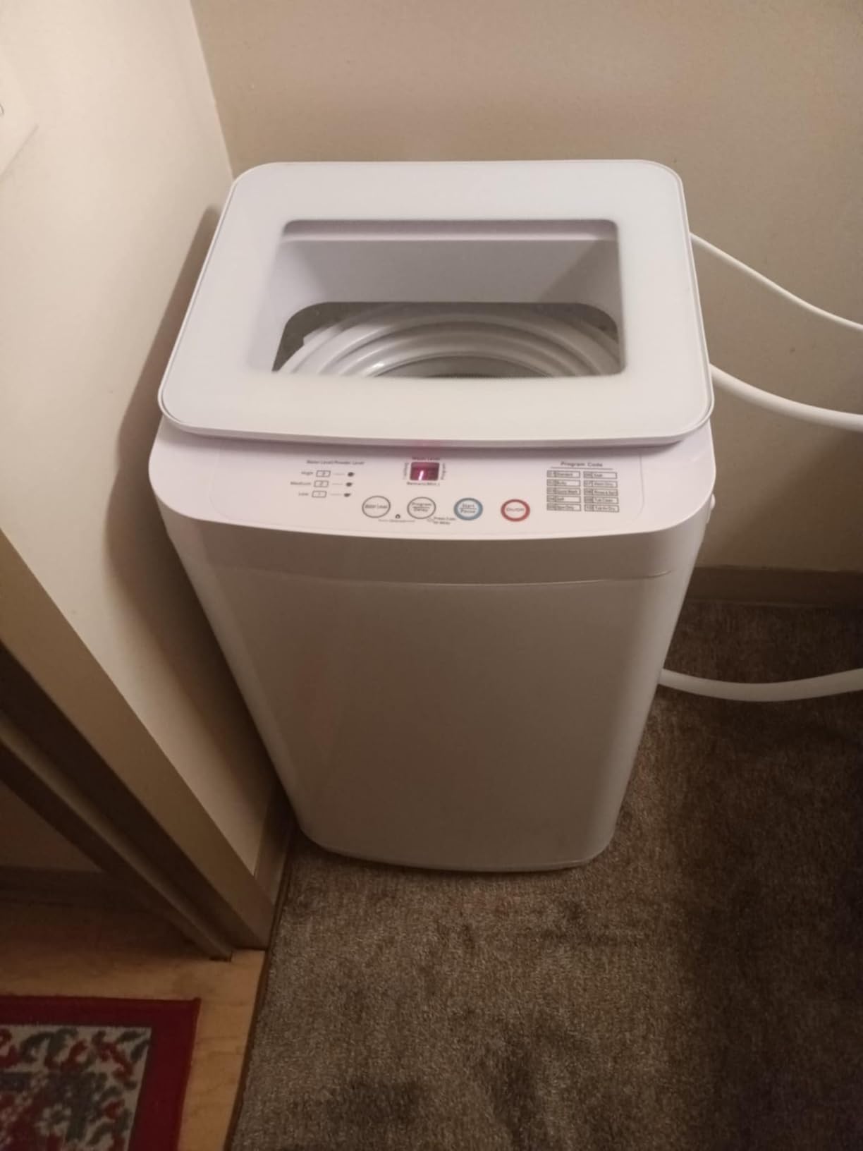 Auertech 35 lbs Washing Machine, Fully Automatic Portable Washer with LED Display, 12 Wash Cycles, 8 Water Levels, Large Capacity Washer and Spin Dryer Combo with Drain Pump for Apartment, Home customer photo 1
