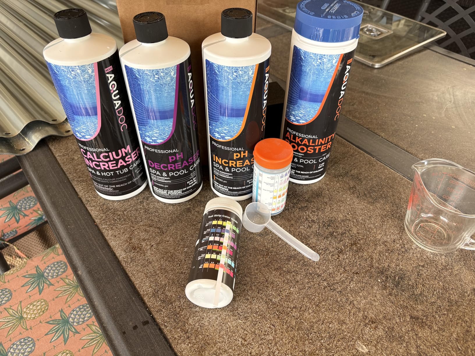 AquaDoc Hot Tub Water Balance Kit with 100 Test Strips - Made in USA customer photo 2