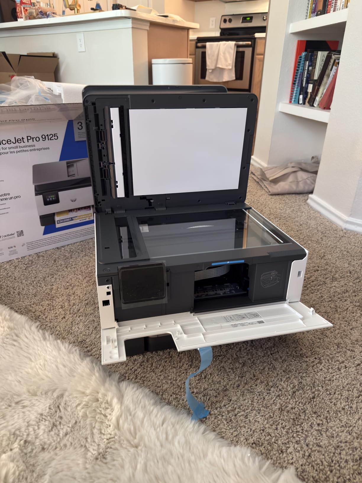 HP OfficeJet Pro 9125 Wireless All-in-One Color Inkjet Printer, Print, Scan, Copy, Fax, ADF, Duplex Print/scan, Best-for-Office, 3 Month Trial of Instant Ink Included, AI-Capable (C2VZ0A) customer photo 1