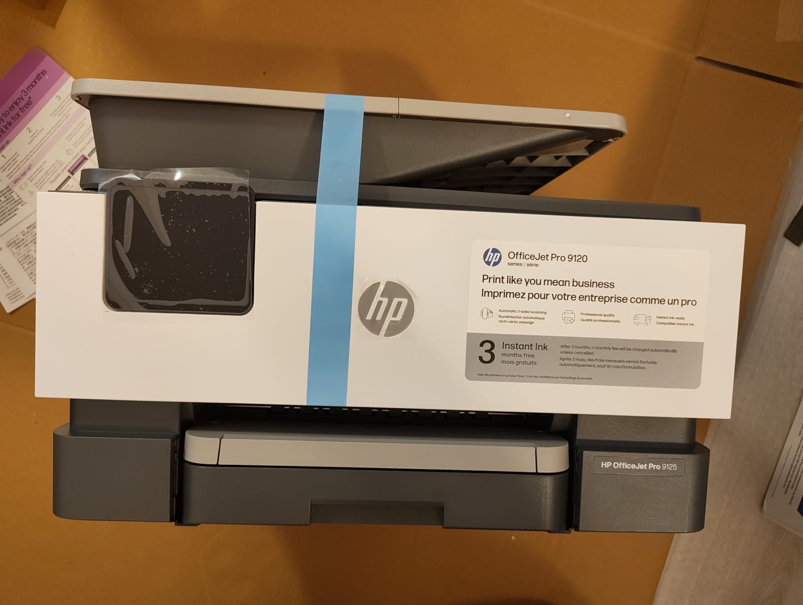 HP OfficeJet Pro 9125 Wireless All-in-One Color Inkjet Printer, Print, Scan, Copy, Fax, ADF, Duplex Print/scan, Best-for-Office, 3 Month Trial of Instant Ink Included, AI-Capable (C2VZ0A) customer photo 2