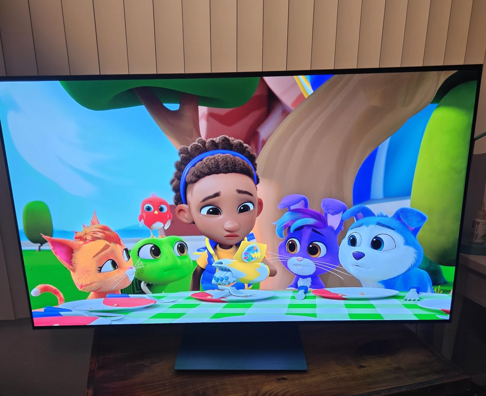 Samsung 48-Inch Class OLED S90H Series Samsung Vision AI Smart TV (2026 Model, 48S90H) OLED HDR+ with Glare Free, NQ4 AI Gen3 Processor, 4K AI Upscaling Pro, AI Motion Enhancer Pro, Alexa Built-in customer photo 2