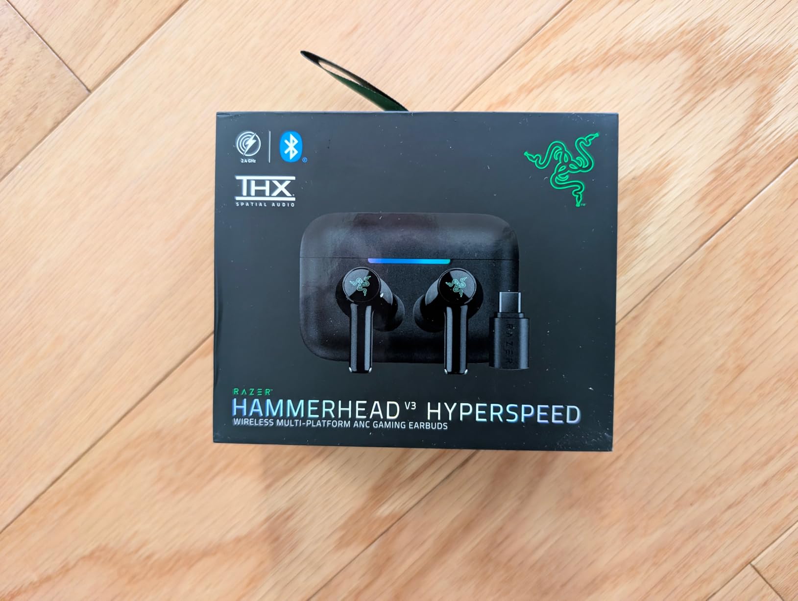 Razer Hammerhead V3 X HyperSpeed Wireless Multi-Platform Gaming Earbuds - 2.4 GHz & Bluetooth 5.3, Up to 35 Hr Battery, THX Spatial Audio customer photo 1