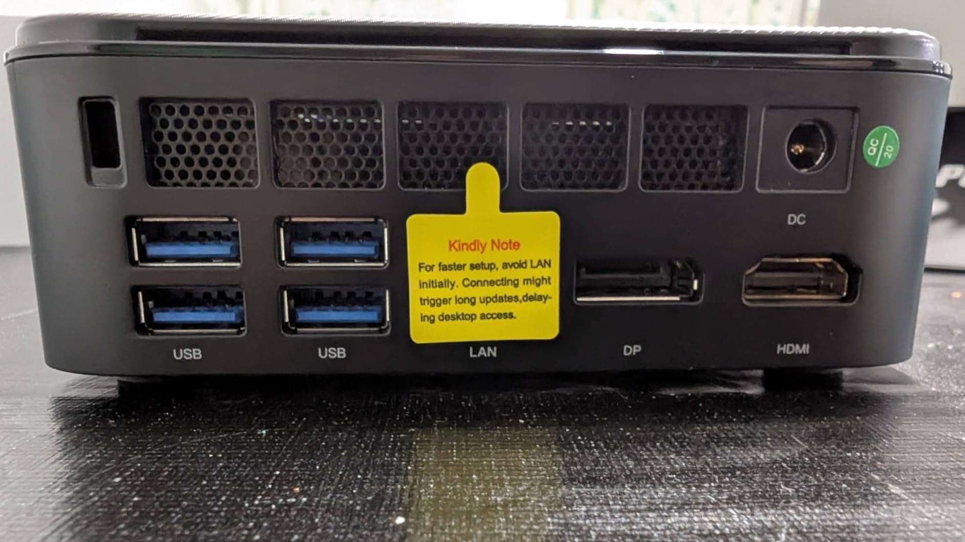 KAMRUI Mini Gaming PC Hyper H1, AMD Ryzen 7 6800H, 32GB LPDDR5 512GB SSD, Triple 4K Display, 2.5G LAN, WiFi6, BT5.2, Windows 11 Pro customer photo 1