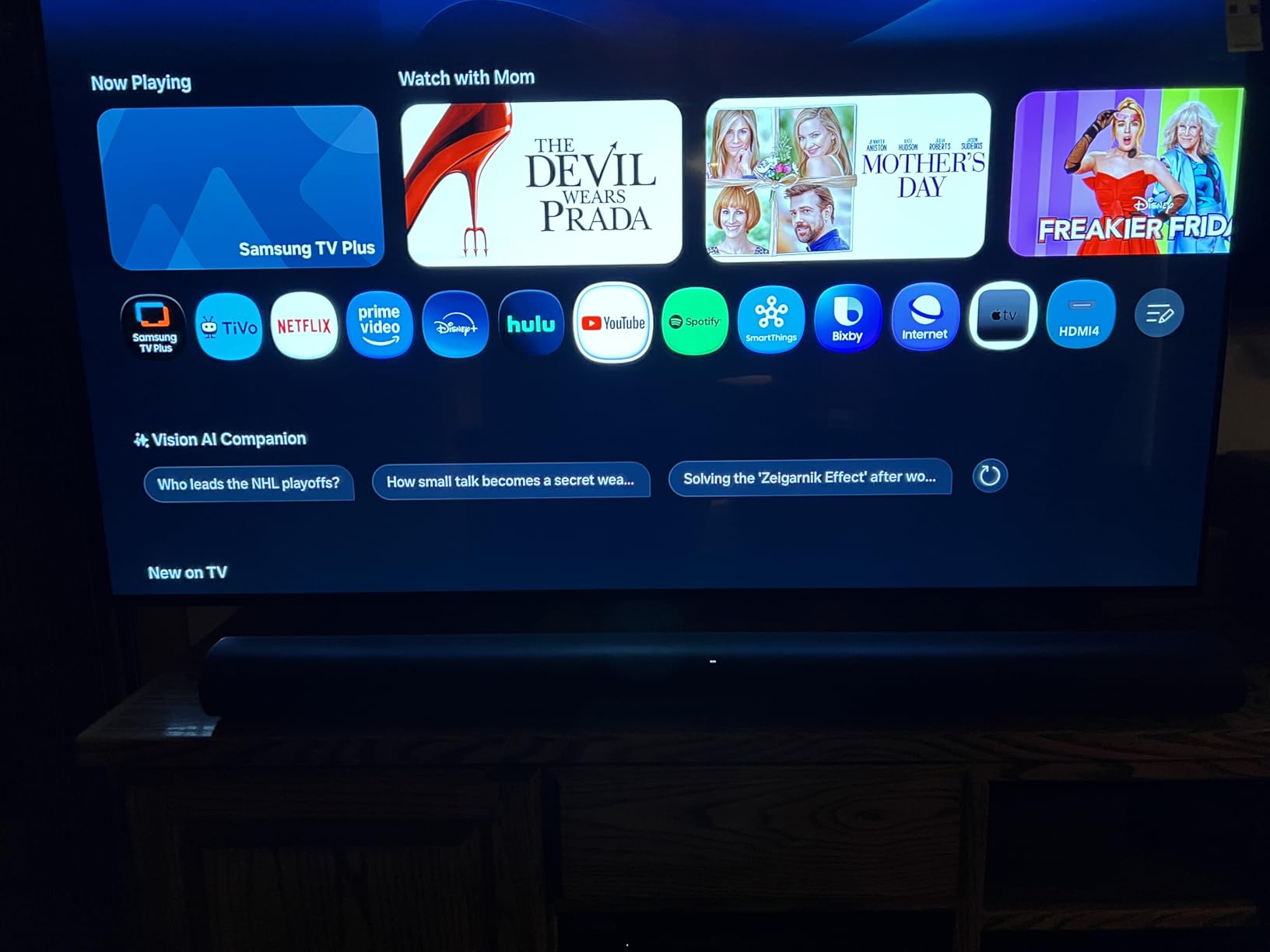 Samsung 48-Inch Class OLED S85H Series Samsung Vision AI Smart TV (2026 Model, 48S85H) OLED HDR, NQ4 AI Gen2 Processor, 4K AI Upscaling, AI Sound Controller, Color Booster Pro, Alexa Built-in customer photo 1