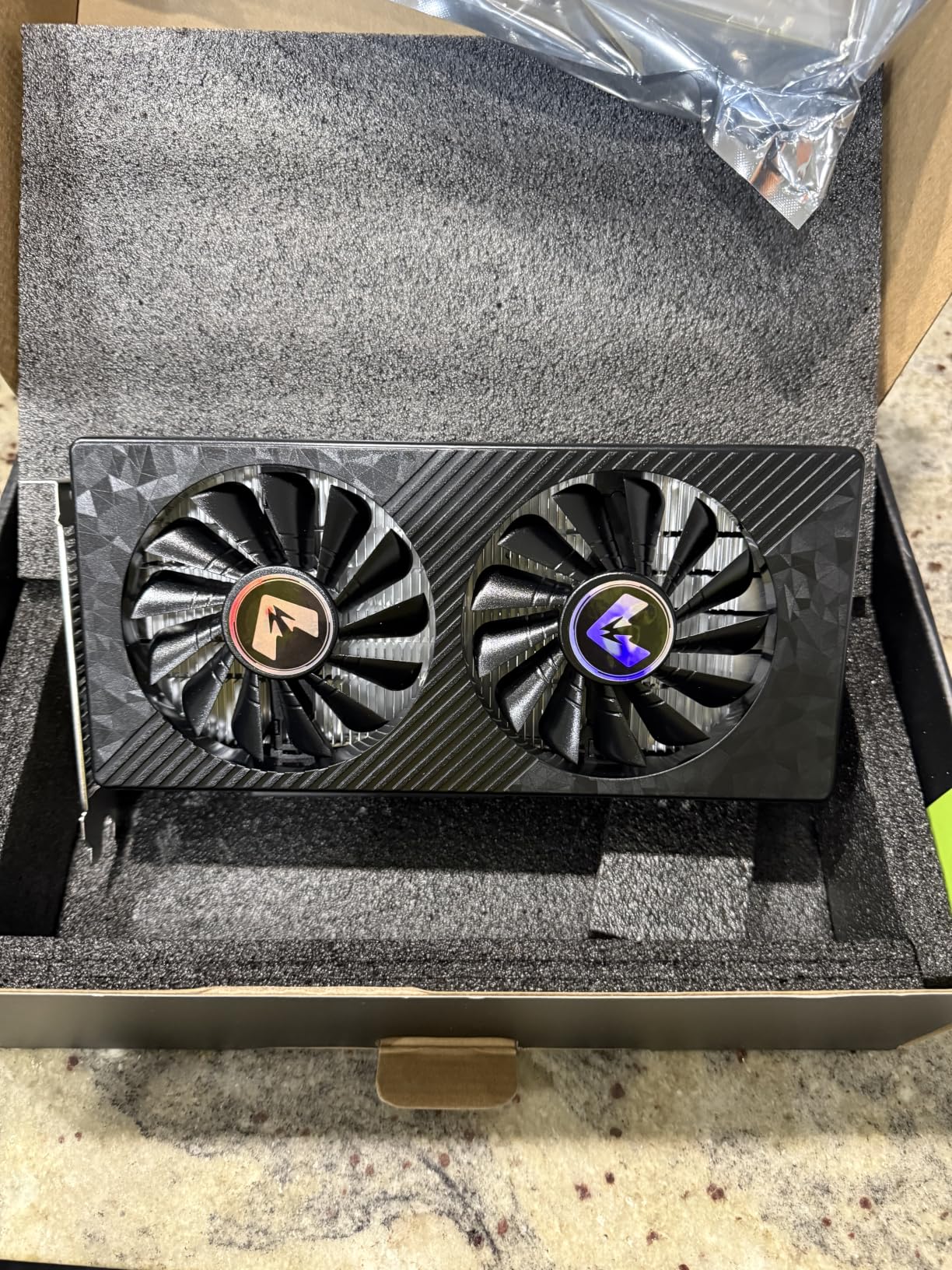 MOUGOL AMD Radeon RX 580 Gaming Graphics Card, 8GB GDDR5 2048SP 256-Bit, Dual Fan Cooling, HDMI/DP/DVI Video Output, PCI Express X16 3.0, Computer GPU Support Windows 11/10/7 Desktop PC customer photo 1