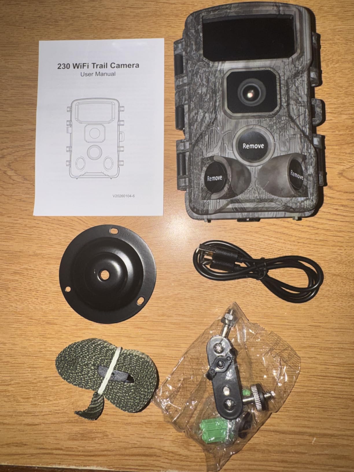 KJK Trail Camera 4K 64MP WiFi Bluetooth Game Camera, Night Vision Wildlife Hunting Camera, 0.1s Trigger Motion Activated, IP67 Waterproof, 130 Degree Wide Angle for Deer & Farm Security customer photo 2