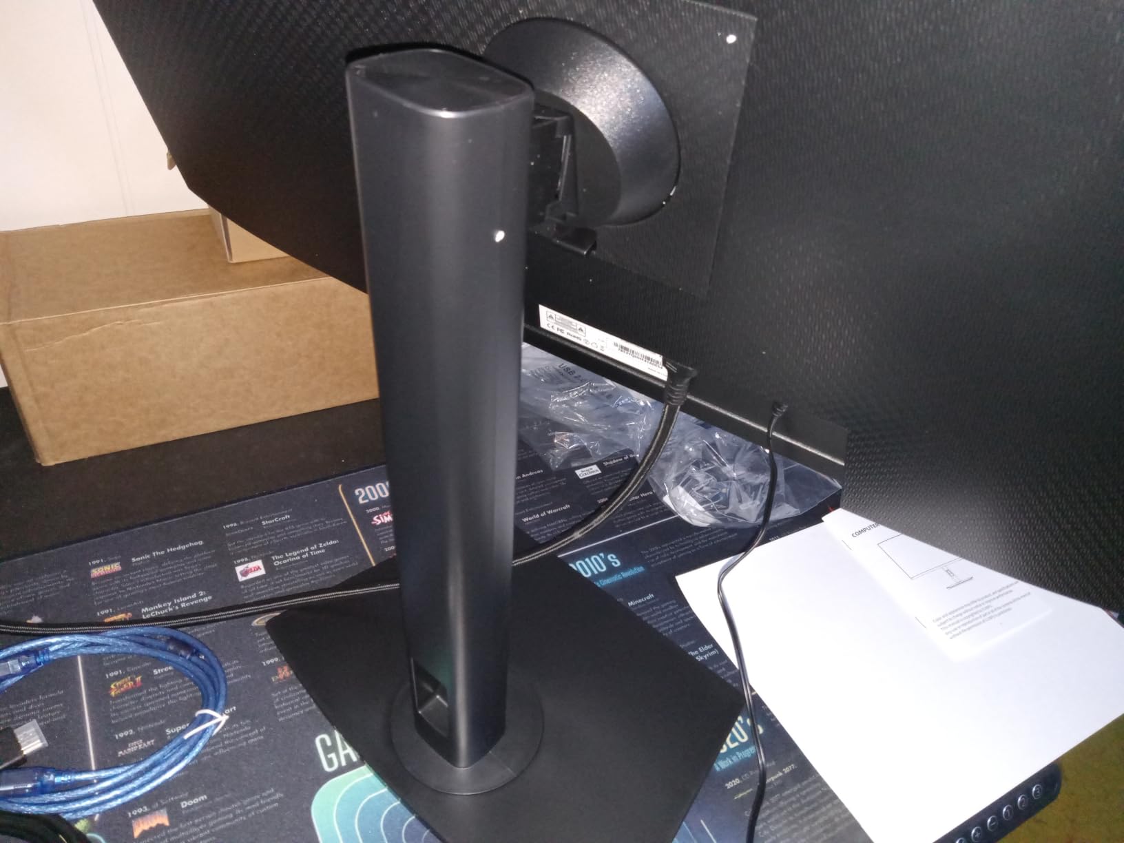 CUNPU 27 Inch Monitor with Camera, Computer Monitor with Pop-up 5MP 2K Webcam and Stereo Mic & Speakers, QHD 1440P Vertical Monitor for Video Conferencing, HDMI, DP1.4 Port, Swivel Pivot Adjustable customer photo 1