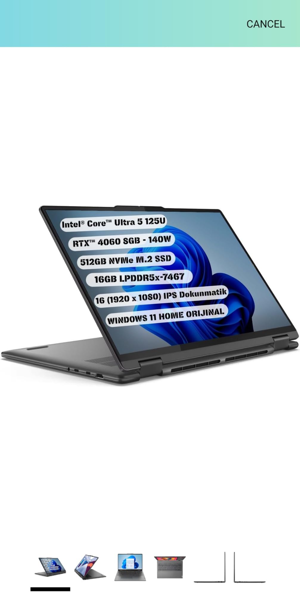Lenovo Business Laptop with Copilot AI, 2026 Edition, Intel 13th Gen i5-13420H, 16GB DDR5, 512GB SSD, 16