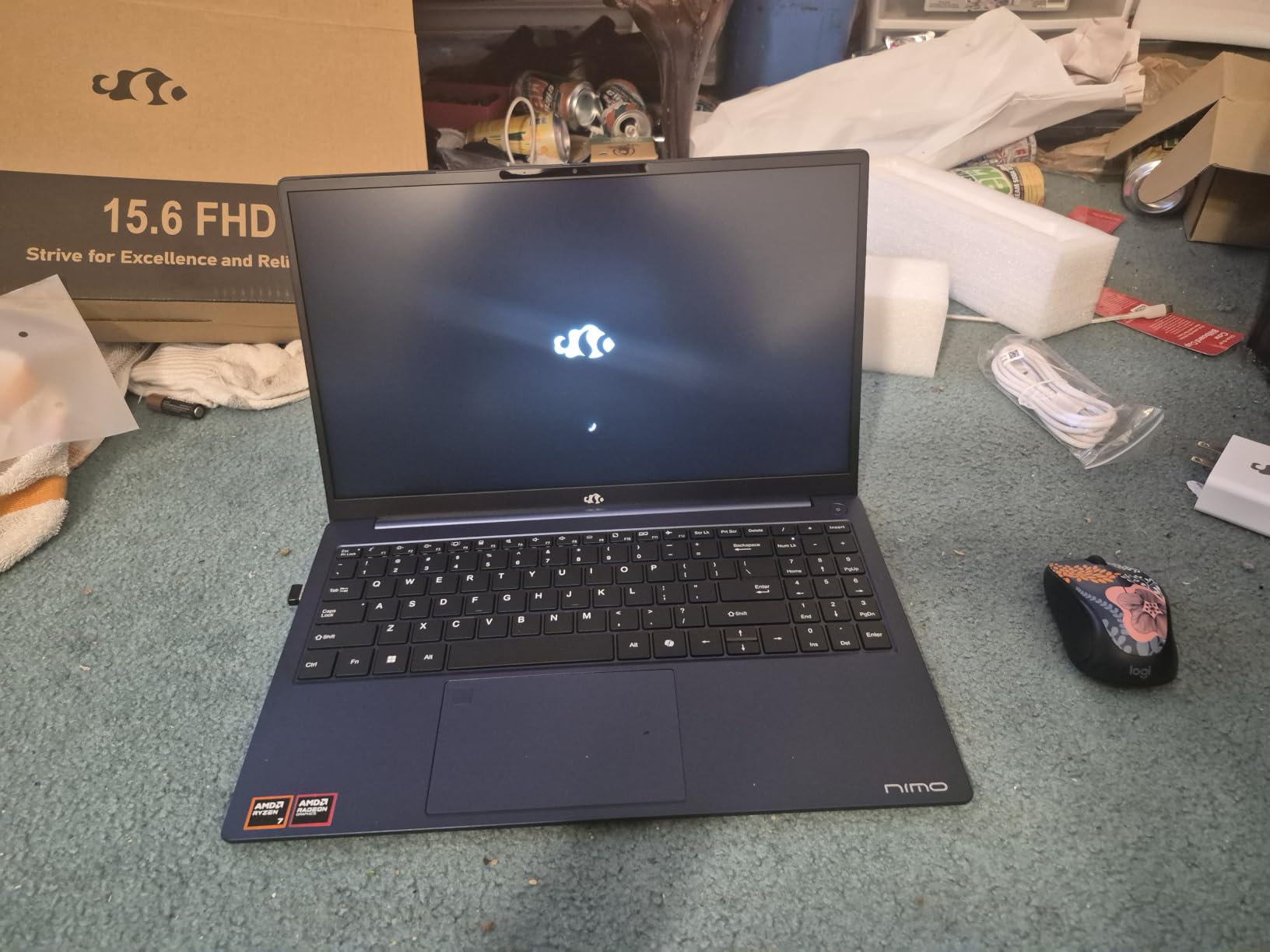 NIMO 15.6 Gaming-Creator-Laptop, 8-Core AMD Ryzen 7 8745HS 32GB RAM 1TB SSD, Radeon 780M, FHD 100W Fast PD for Video Editing, AI Tasks & Remote Streaming, 2-Yr Warranty customer photo 1