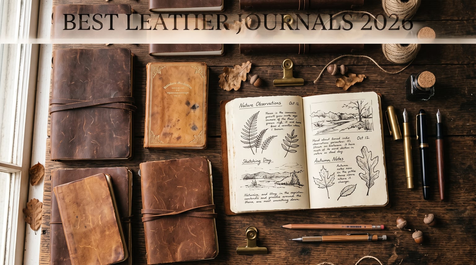 Best Leather Journals for Writing and Sketching