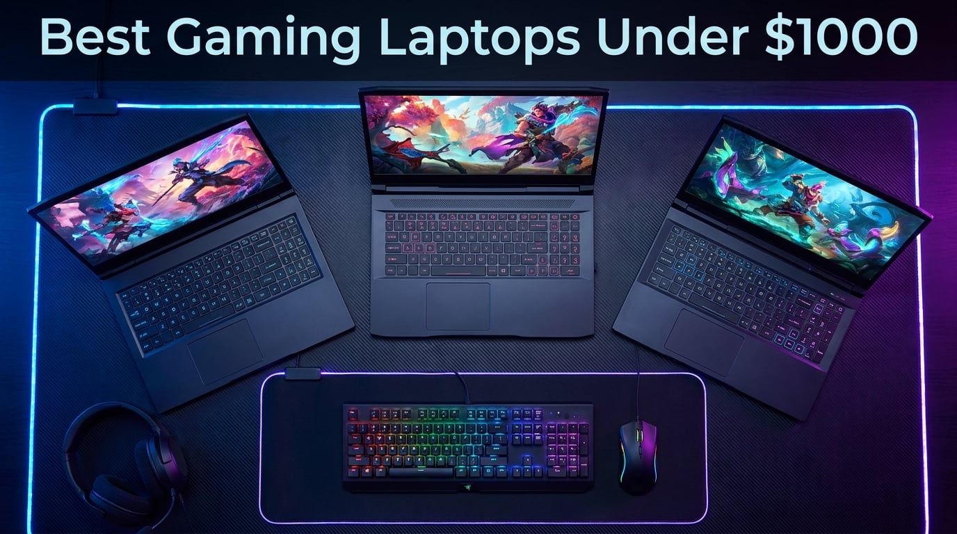 Best Gaming Laptops Under $1000