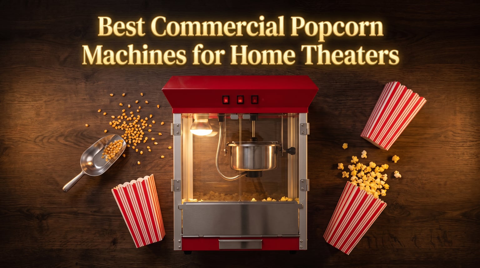 Best Commercial Popcorn Machines for Home Theaters