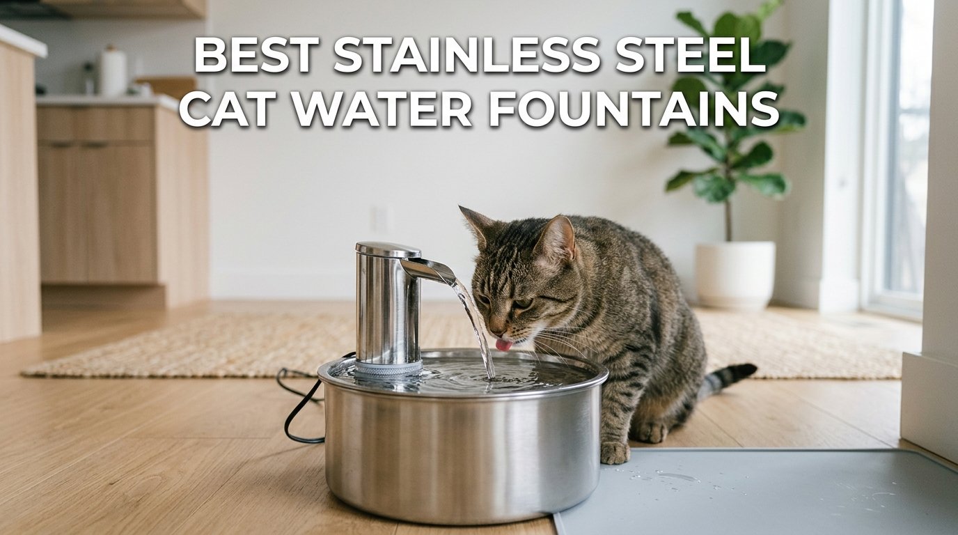 Best Stainless Steel Cat Water Fountains