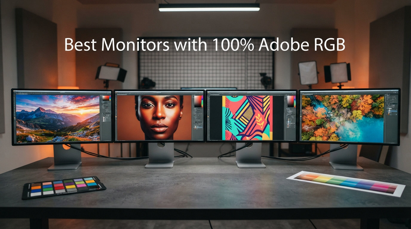Best Monitors with 100% Adobe RGB
