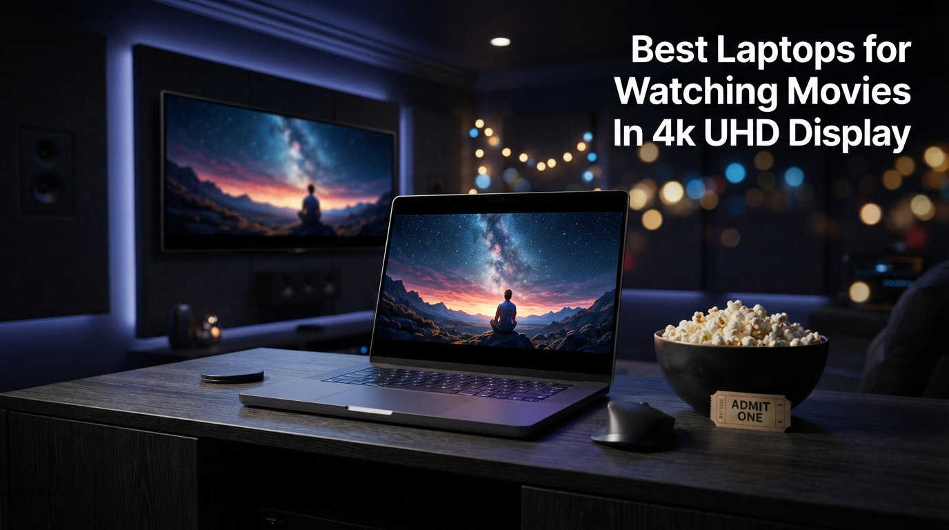 Best Laptops for Watching Movies In 4k UHD Display