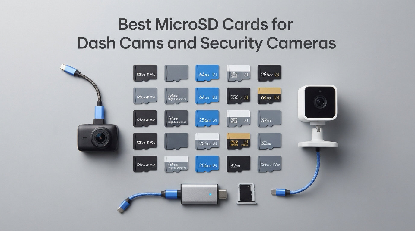 Best MicroSD Cards for Dash Cams and Security Cameras