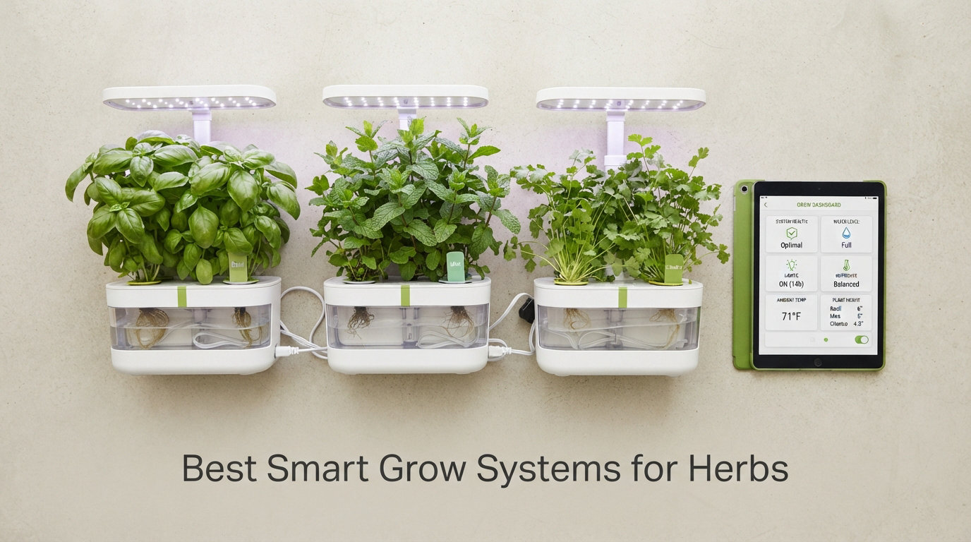 Best Smart Grow Systems for Herbs