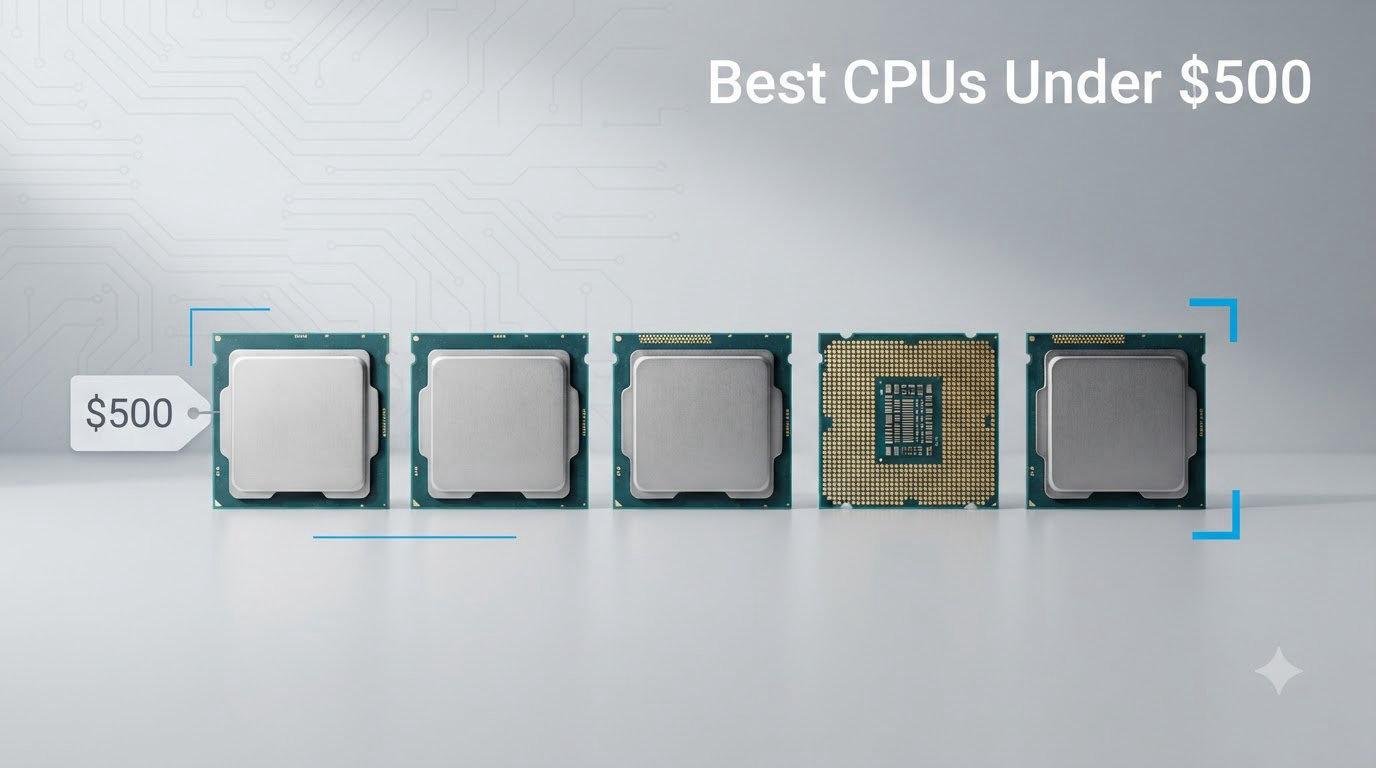 Best CPUs Under $500