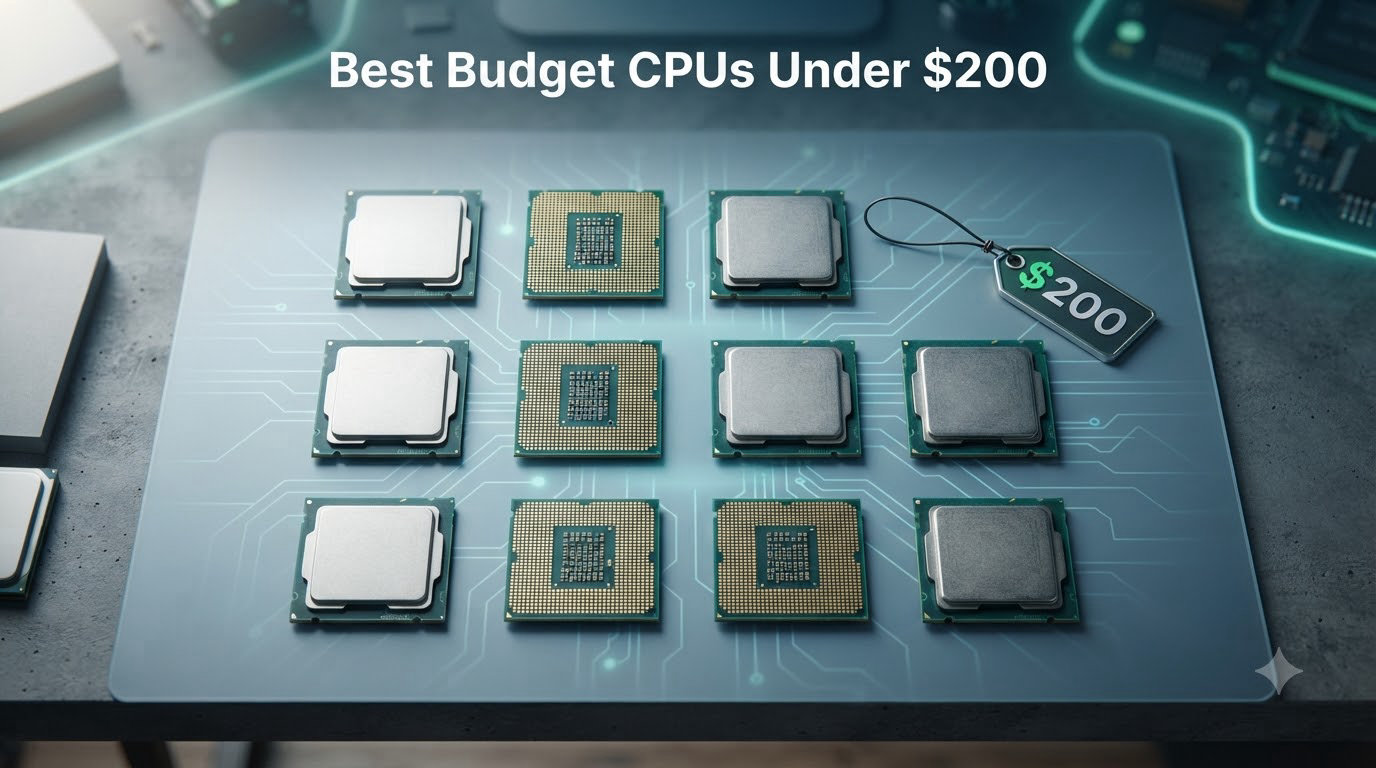 Best Budget CPUs Under $200