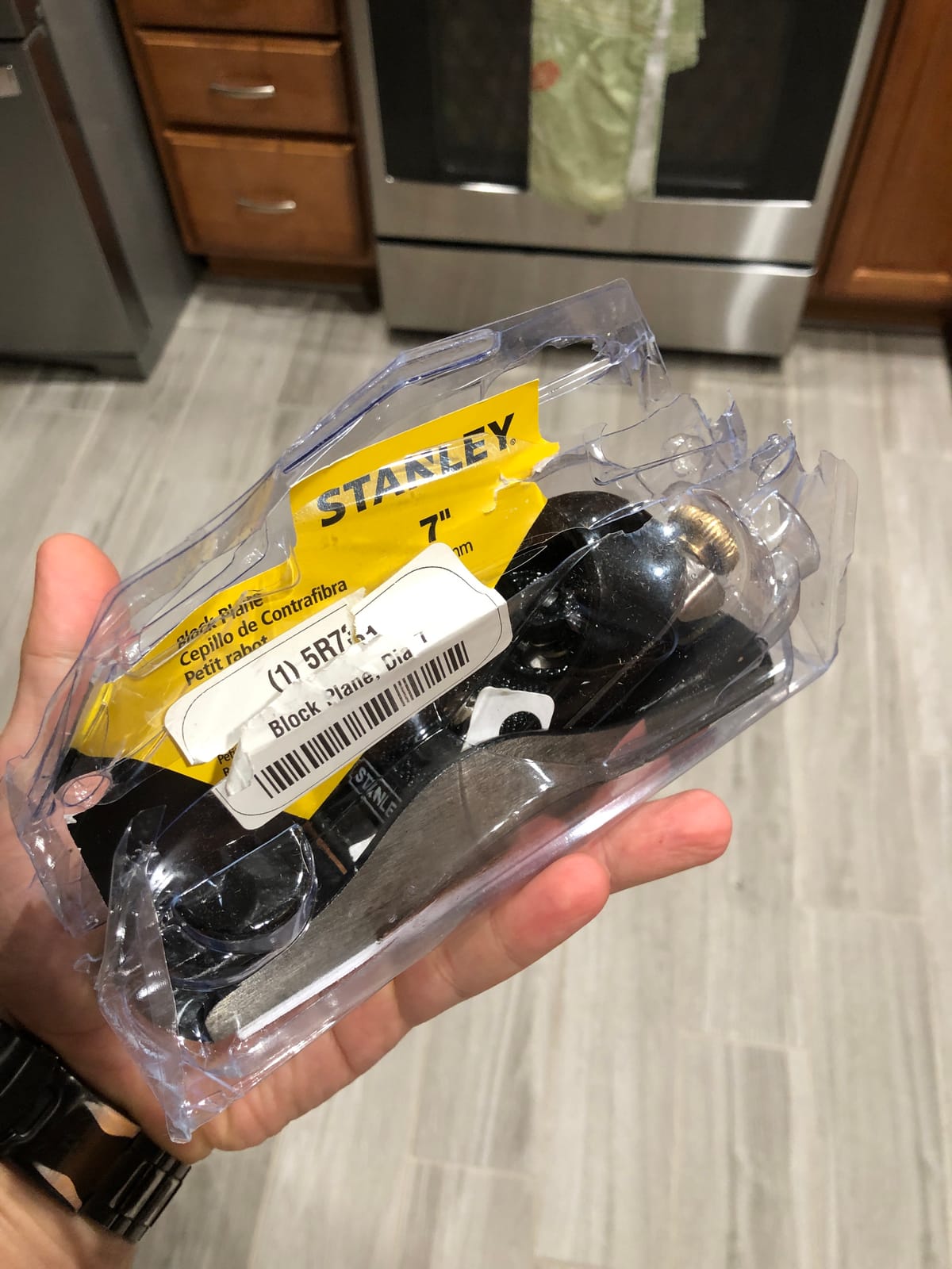 STANLEY Hand Planer, Black/Red (12-220) 7-Inch Adjustable Block Plane customer photo 1