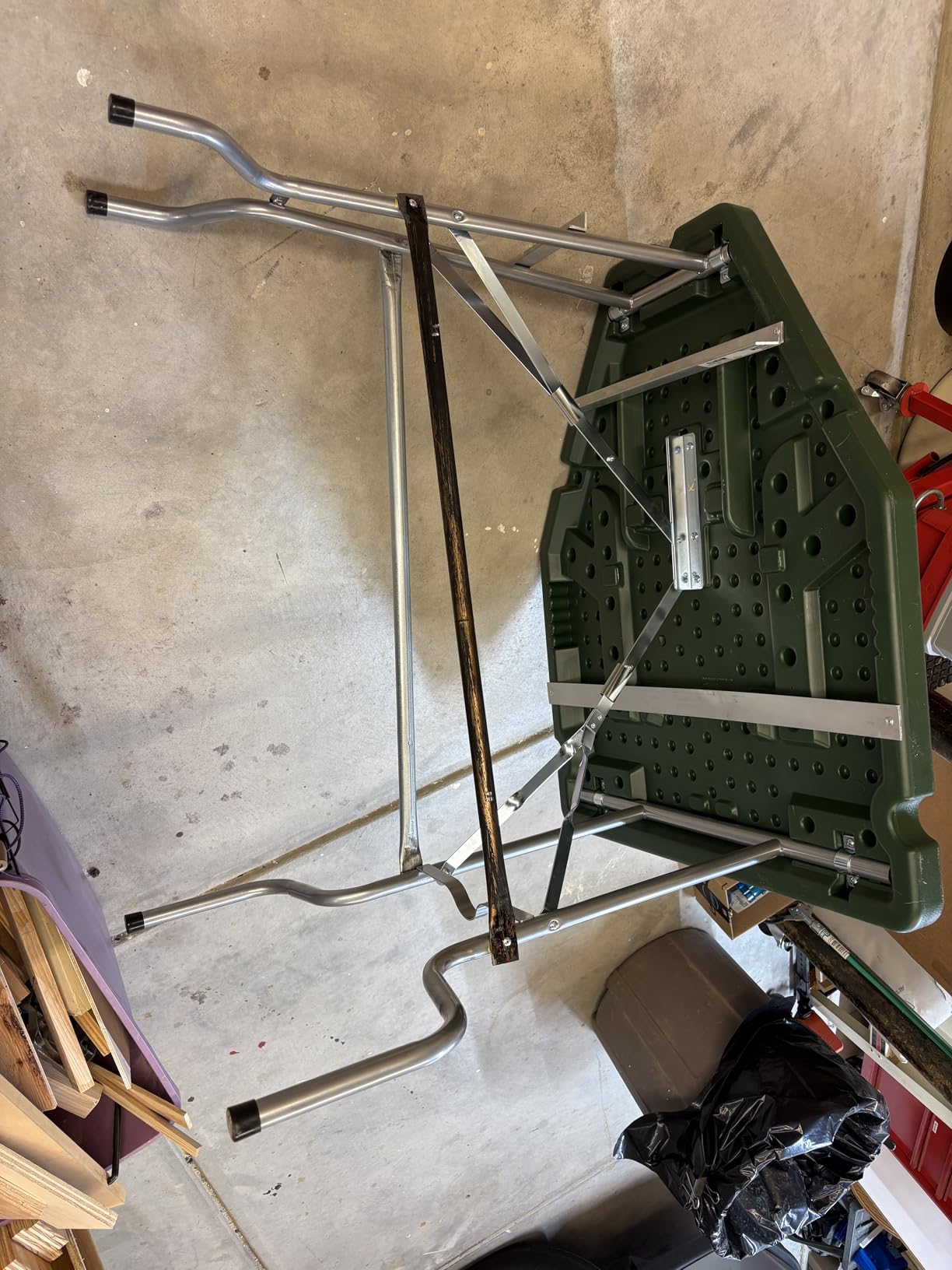 MTM PST-11 Predator Shooting Table, Portable Benchrest, Durable Molded Design, Shooting Platform, Target Shooting & Range Accessory, Green customer photo 2
