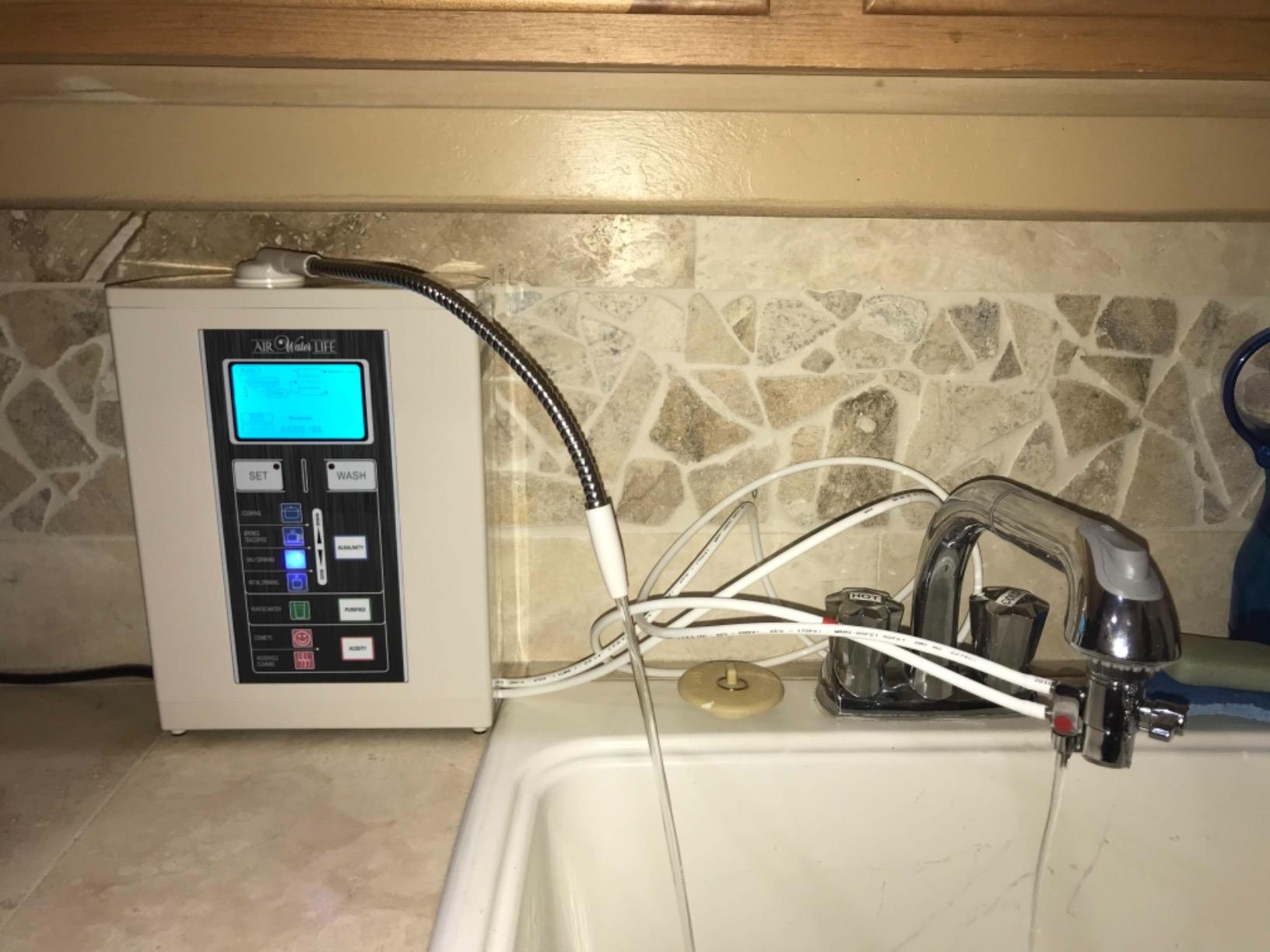 Aqua Ionizer Deluxe 7.0 | Water Ionizer | Alkaline Water Filtration System | Produces pH 4.5-11.0 | Up to -800mV ORP | 4000 Liters Per Filter | 7 Water Settings customer photo 2
