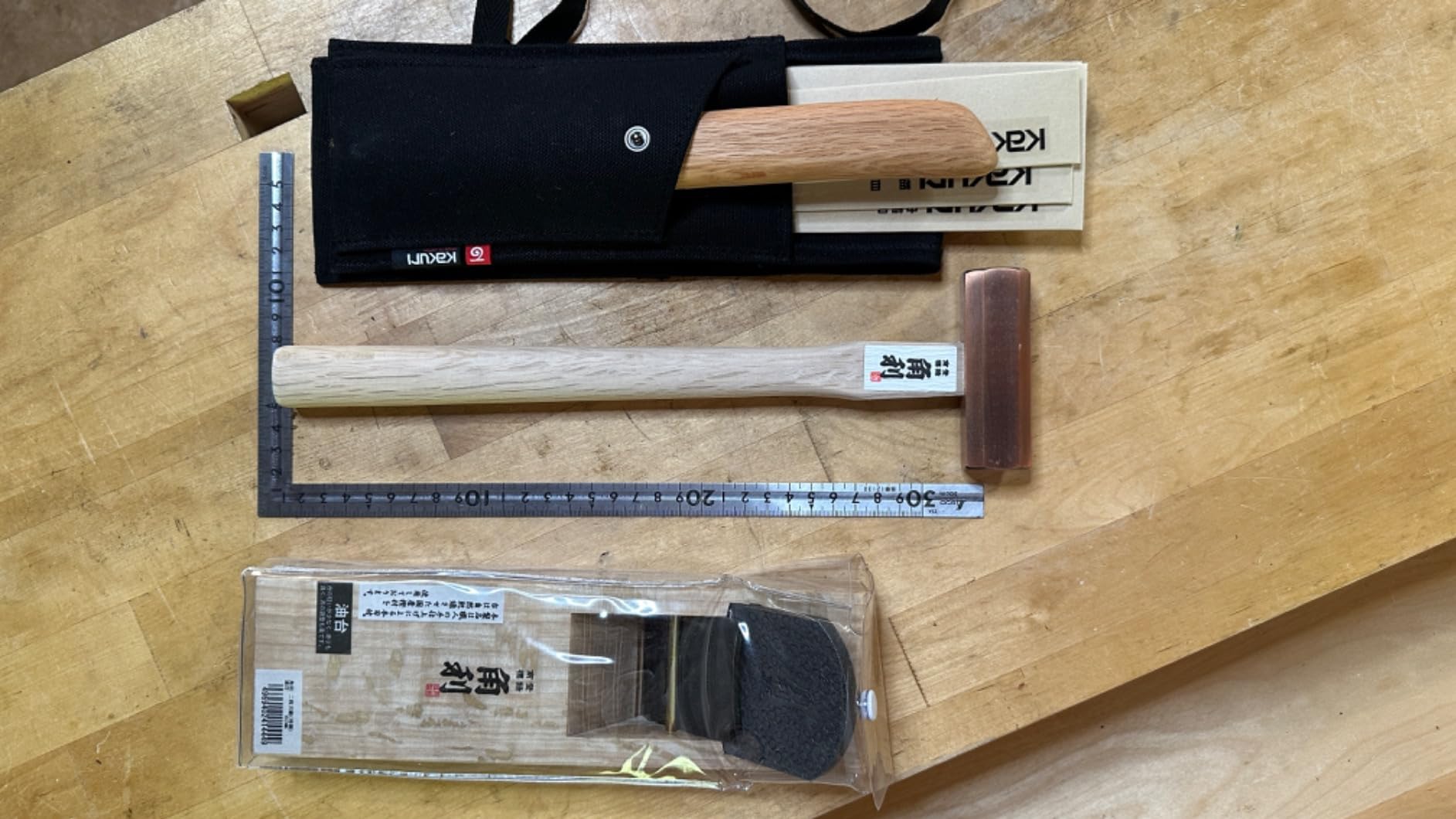 KAKURI Japanese Large Hand Plane 60mm, Woodworking Block Plane 10.2