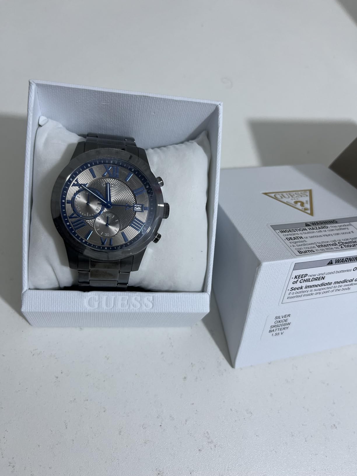 Men's Analog Dress Watch, Stainless Steel Case, 50M Water Resistance customer photo 1