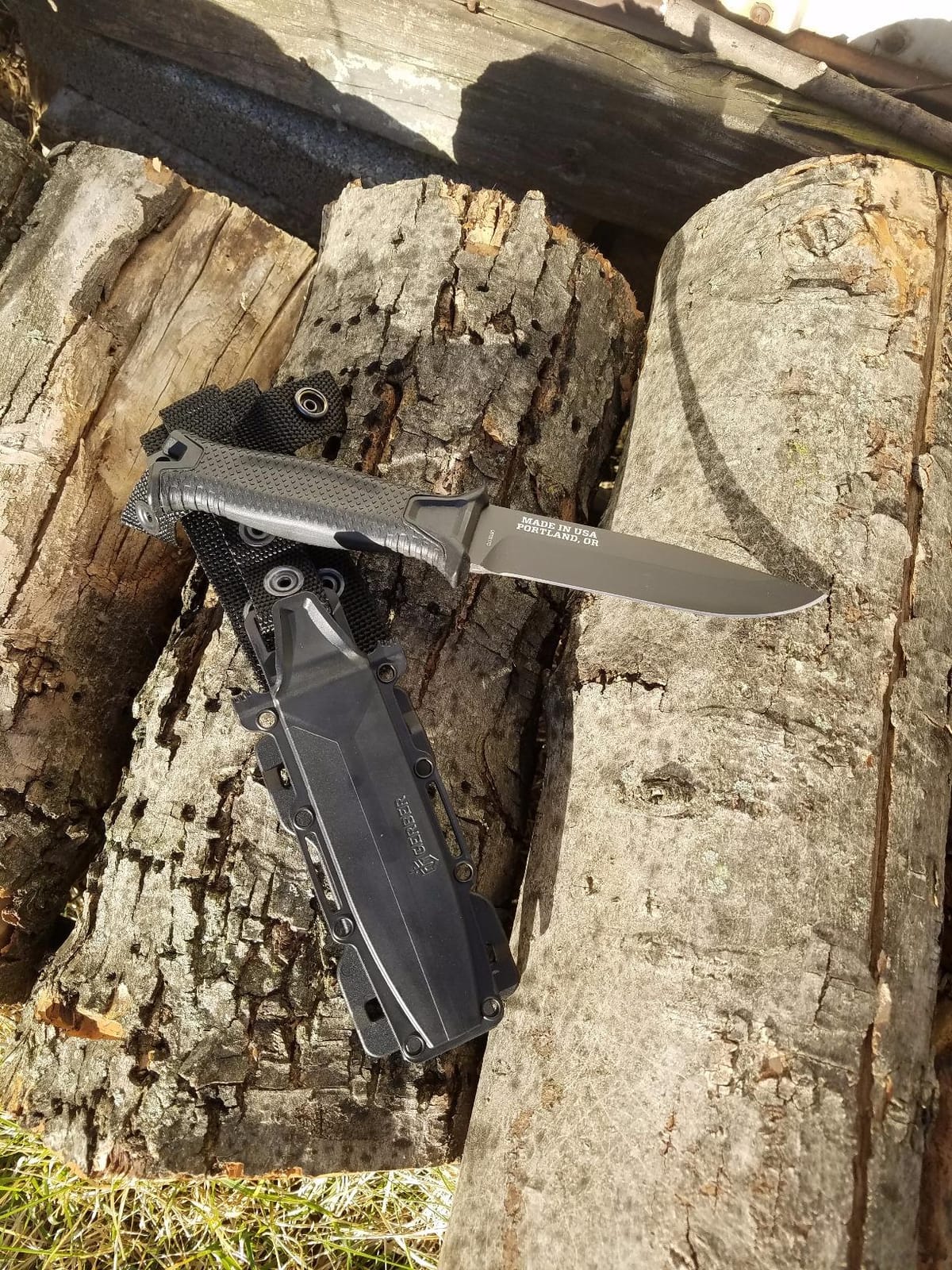 Gerber Gear StrongArm Fixed Blade Tactical Knife - 420HC Steel, Made in USA, Coyote Brown customer photo 1