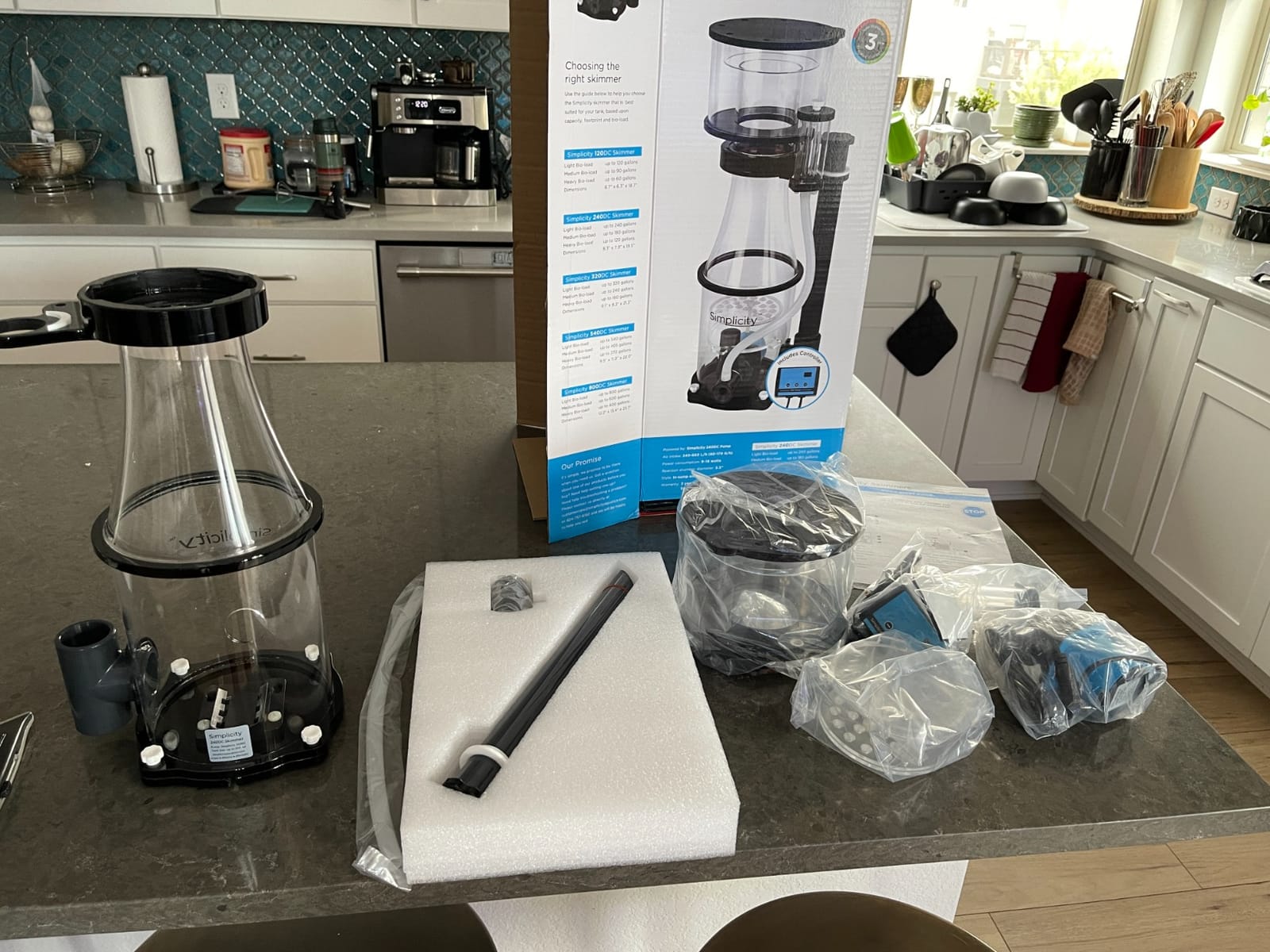 Simplicity 240DC Protein Skimmer for Saltwater Aquariums customer photo 2