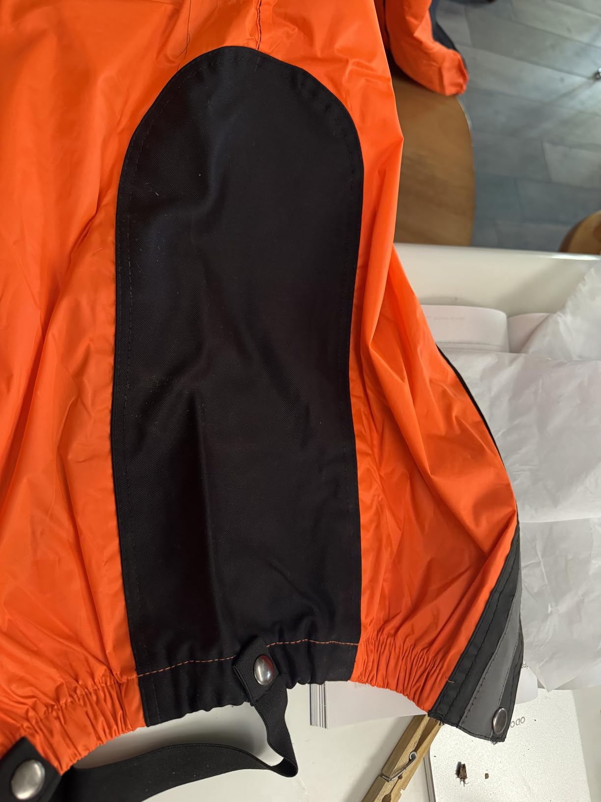 Milwaukee Leather MPM9510 Men's Black Water-Resistant Motorcycle Rain Suit with Hi Vis Reflective Tape customer photo 1