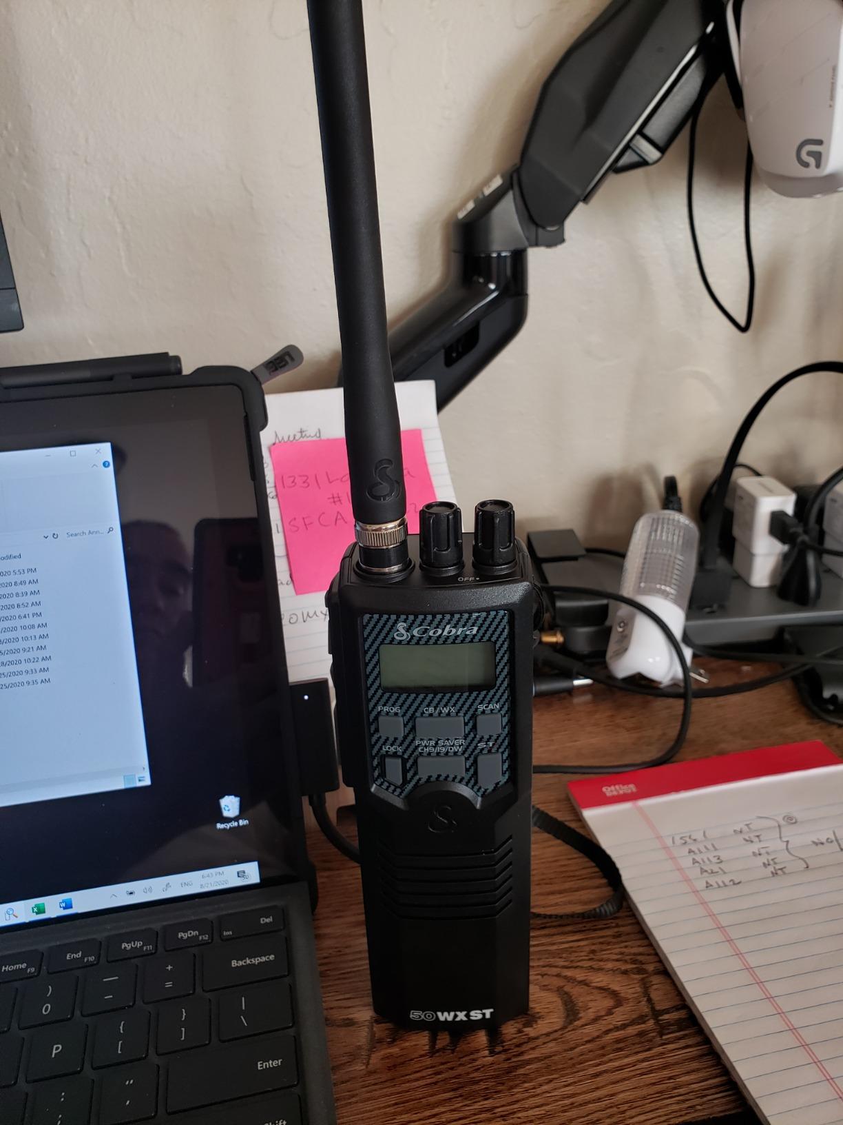 Cobra HH50WXST Handheld CB Radio - Emergency Radio with Access to Full 40 Channels and NOAA Alerts, Earphone Jack, 4 Watt Power Output, Noise Reduction and Dual Channel Monitoring, Black customer photo 2