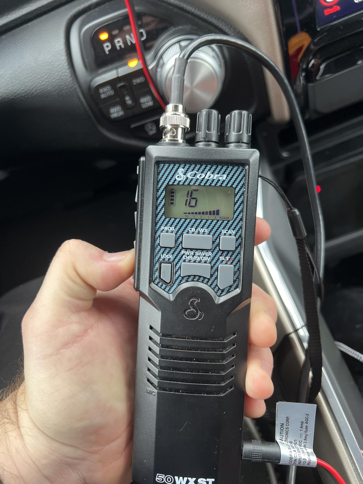 Cobra HHRT50 Road Trip CB Radio - 2-Way Handheld Emergency Radio with Access to Full 40 Channels & NOAA Alerts, Rooftop Magnet Mount Antenna and Omni-Directional Microphone, Black customer photo 2
