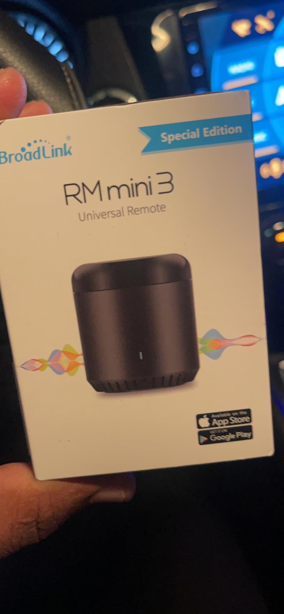RM Mini 3 2.4G Wi-Fi IR Smart Hub Learning Remote for TV | 2.4GHz Wi-Fi only universal remote, supports home automation, voice control works with Alexa, Google Home & IFTTT customer photo 1