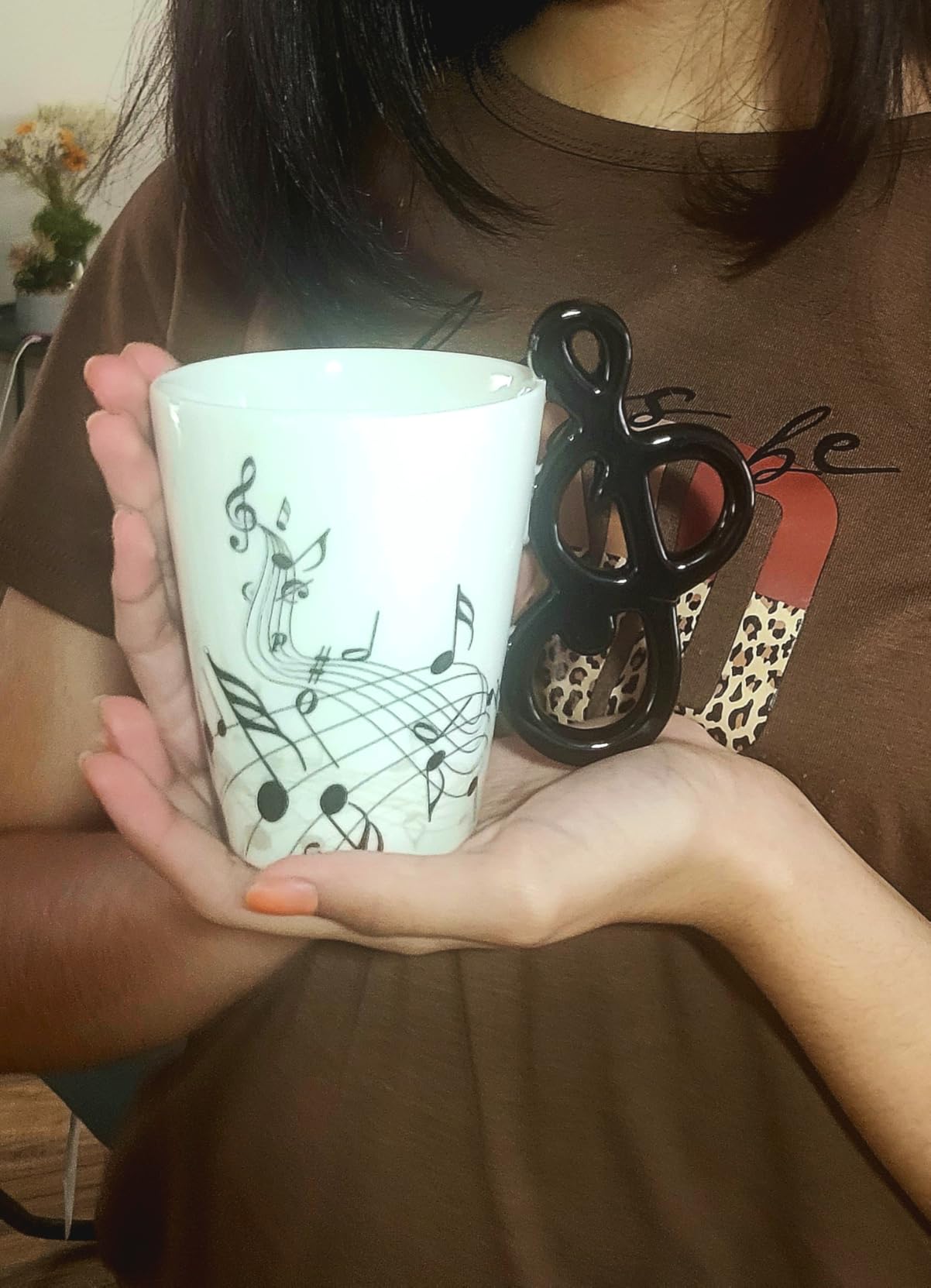 Music Mug 13.5oz Musical Notes Coffee Cup for Musicians and Fans customer photo 2