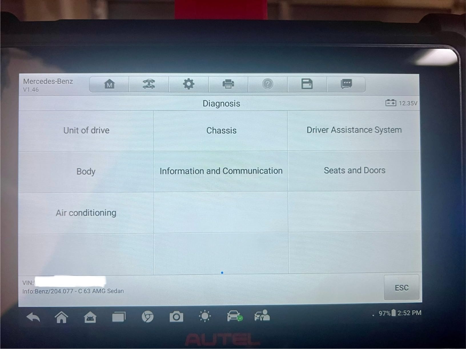 Autel MaxiIM KM100E OBD2 Tool, Lite Ver. of IM508S PRO IM608 Pro II Scanner | Lifetime Free Updates, V200 Wireless Diagnostic Tool, Auto Scan 2.0, 64GB Android 9.0, 700+ Models for Home Mechanics DIYers customer photo 1