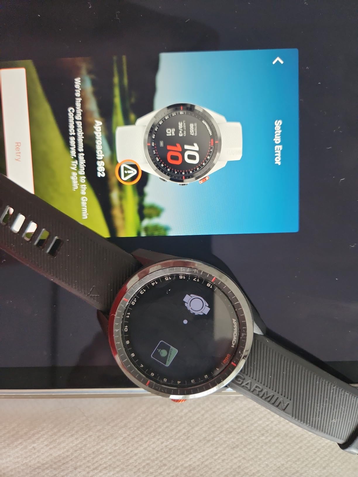 Garmin Approach S62, Premium Golf GPS Watch, Built-in Virtual Caddie customer photo 1