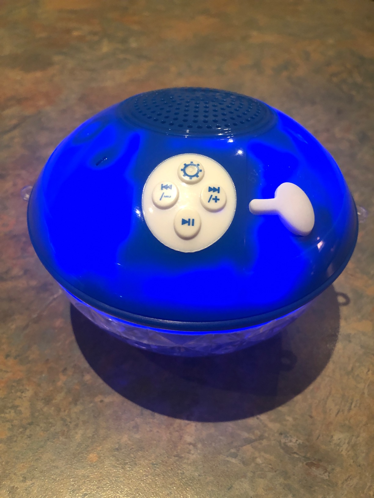 Floating Pool Speakers with Colorful Lights, IP68 Waterproof Bluetooth Speaker for Pool, Crystal Clear Sound Hot Tub Speaker for Pool, Spa and Outdoor customer photo 1