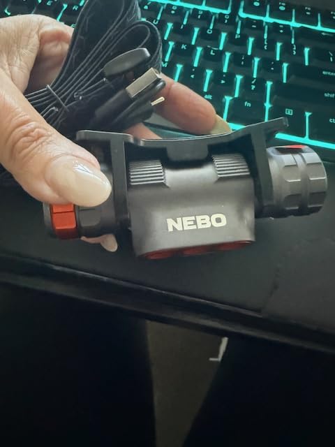 NEBO Transcend 1500 Rechargeable Headlamp | 1,500 Lumens, 5 Light Modes, Detachable Magnetic Work Lamp, Waterproof, Bright LED Head Light for Hiking & Camping, Includes USB Charging Cable customer photo 2