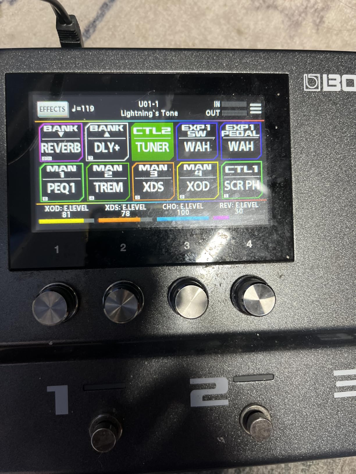 BOSS GX-100 | Advanced Guitar Effects Processor | Authentic Tube Amp Tone with AIRD Technology | 32 Amp Types & 170+ BOSS Effects Derived from the Flagship GT-1000 customer photo 1