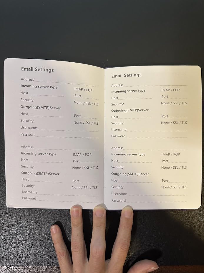 Password Book with Alphabetical Tabs, Hardcover Password Keeper 5.3