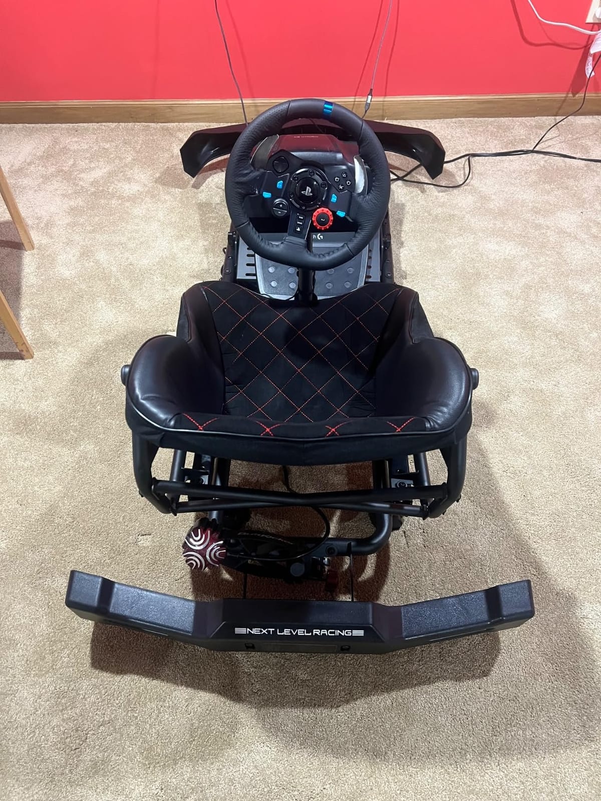Next Level Racing NLR-S034 Go Kart Plus Simulator Cockpit, Black, Large customer photo 1