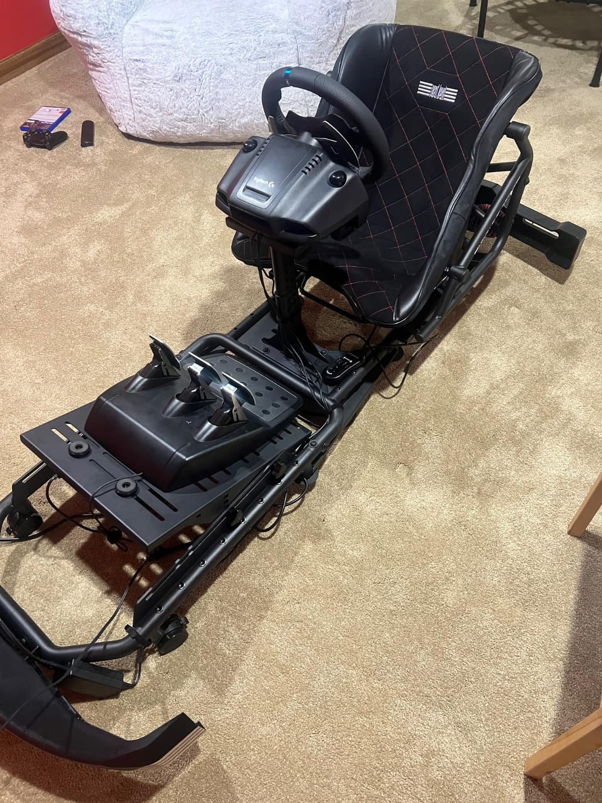 Next Level Racing NLR-S034 Go Kart Plus Simulator Cockpit, Black, Large customer photo 2