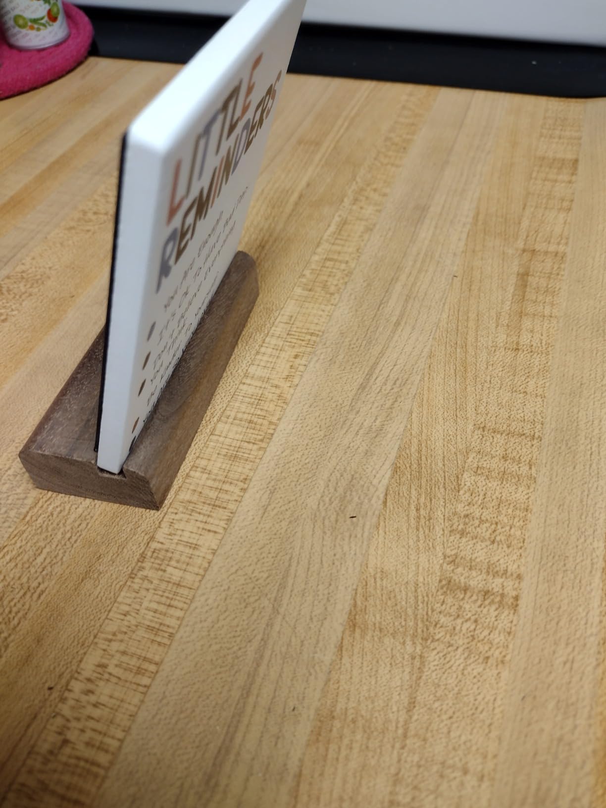 Encouragement Gifts for Women Little Reminders Desk Sign - Mental Health Gifts Dorm Decor for College Girls Positive Gifts Inspirational Decor Motivational Plaque Cheer Up Presents Uplifting Gifts customer photo 1