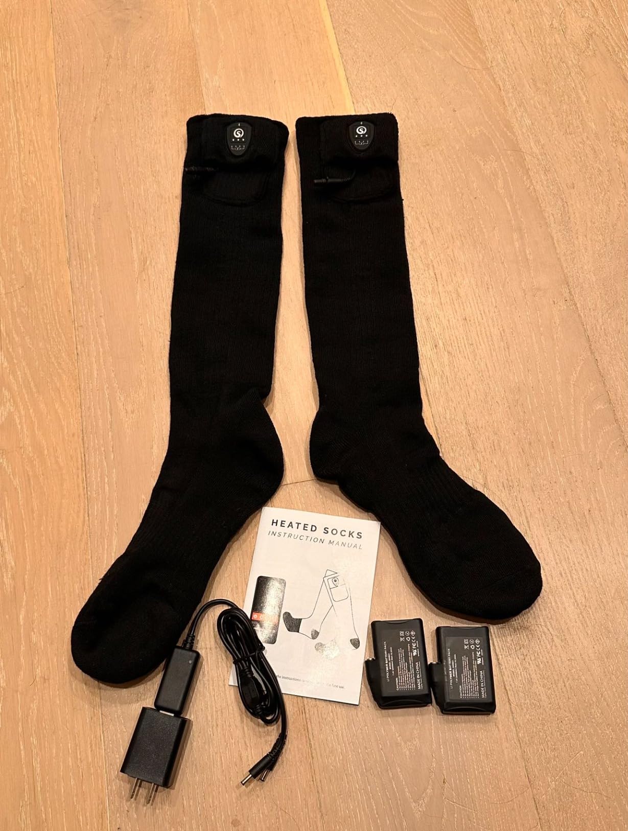 SAVIOR HEAT Heated Socks for Men Women with APP Control Battery Rechargeable Electric Heating Skiing Socks Washable Foot Warmer for Winter Hunting Skiing Fishing Hiking customer photo 1