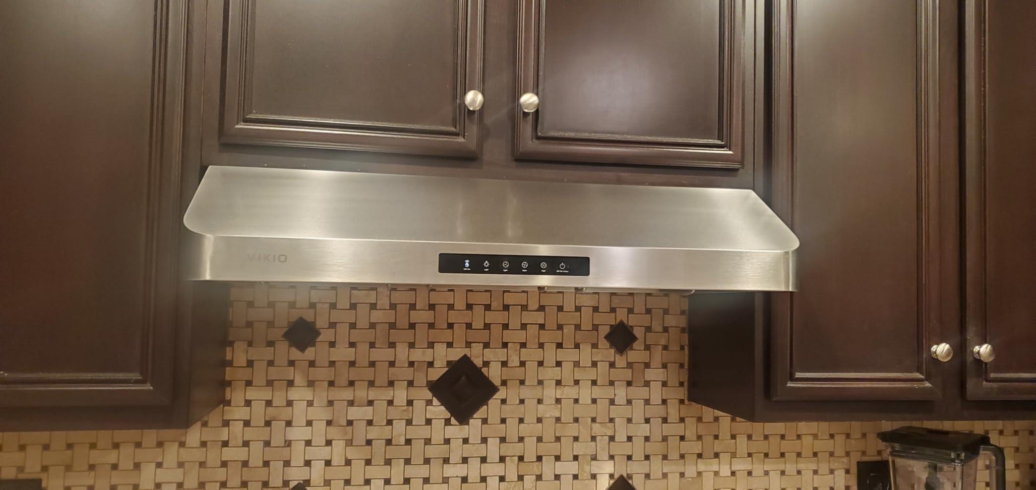 VIKIO HOME 30 Inch Range Hood Insert, 980 CFM Built-in Kitchen Vent Hood, Ducted/Ductless Convertible, Stainless Steel, Dual-Intake, Gesture & Touch Control, Dishwasher-Safe Removable Filters customer photo 1