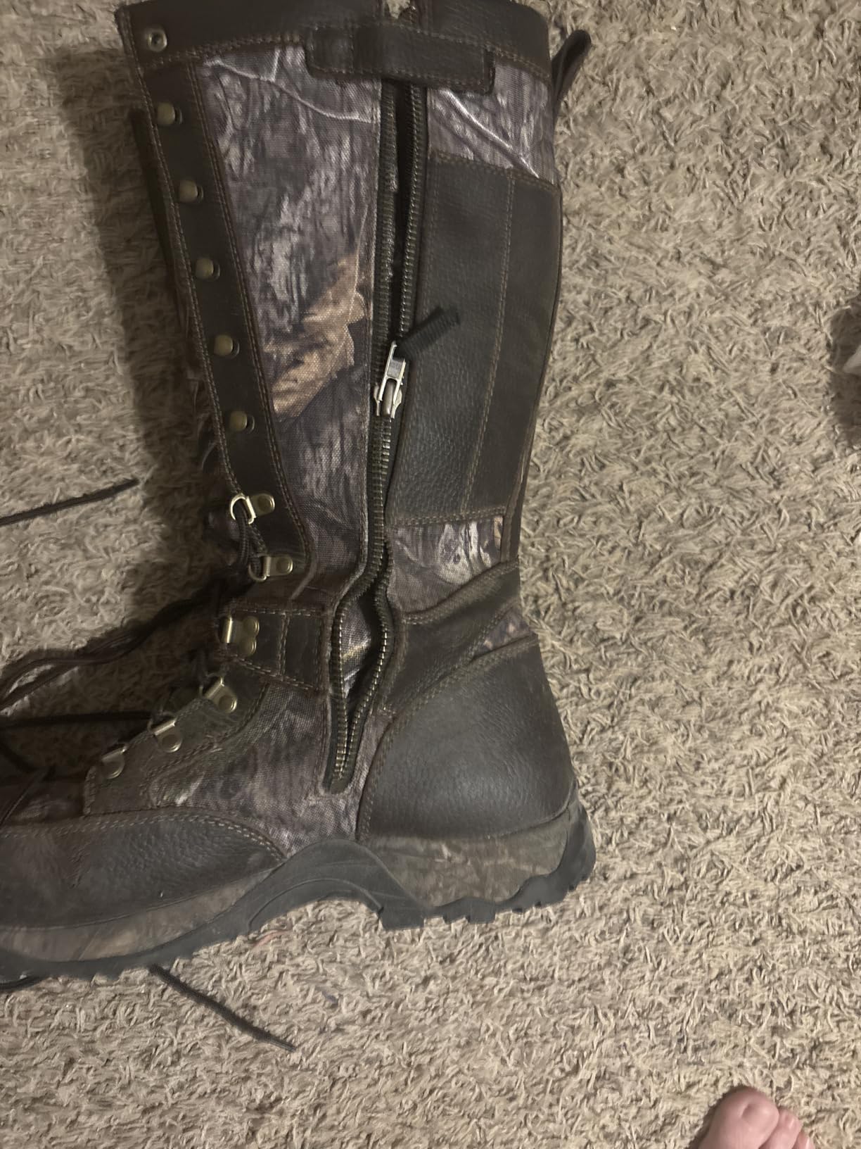 Snake Boots for Men, Rubber Hunting Boots Waterproof & Snake Proof customer photo 1