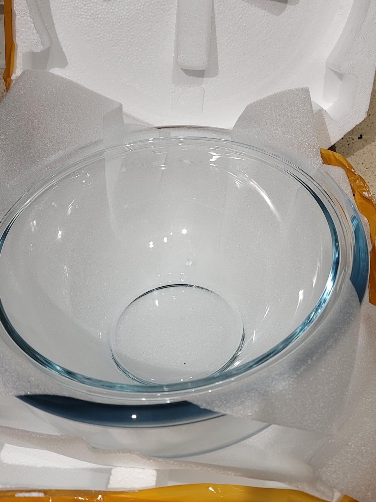 Large Borosilicate Glass Mixing Bowls, Set of 2 (6.4QT, 3.7QT) - Heavy-Duty, Stackable & Lead-Free. Oven, Microwave, Dishwasher & Freezer Safe. Ideal for Sourdough, Baking, Prepping, Serving. customer photo 1