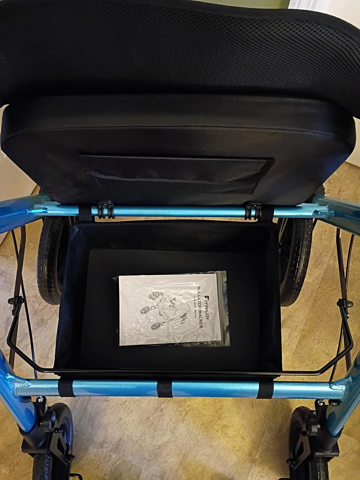 Heavy-Duty Walkers for Seniors with seat, 450Lb Bariatric Rollator Walker | 12